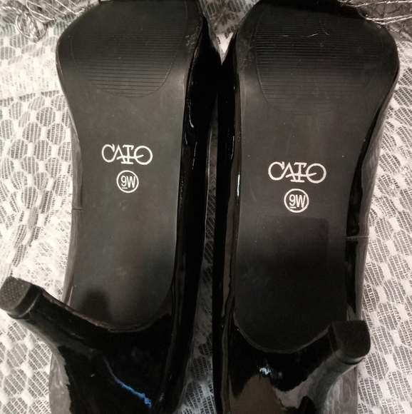 CATO | BLACK PATENT LEATHER 3-IN HEEL | SIZE 9 | NWOT - Picture 5 of 6